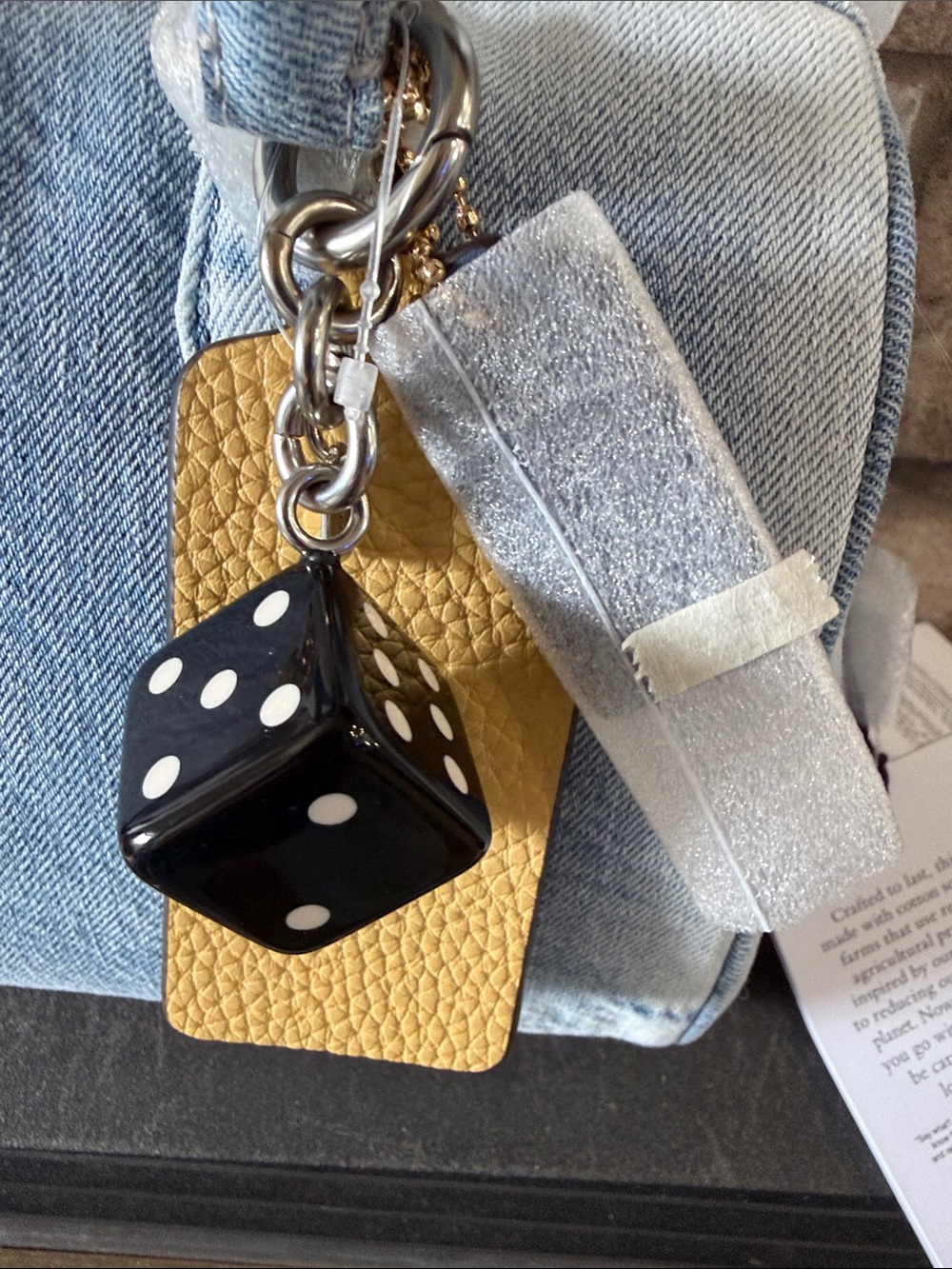 Coach Rowan in Loved Denim with Charms - Picture 6 of 11